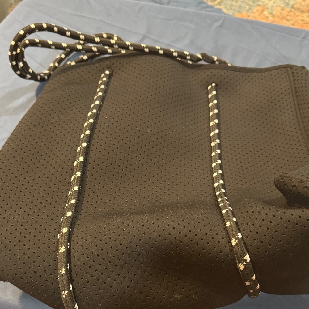 Stylish Black Perforated Women's Bag